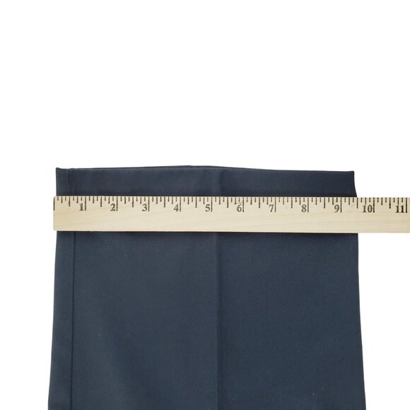 Haggar Pant Men 40x31Pleated Cuffed Invisible Flex Waistband Dark Navy Khaki NWT - Picture 8 of 11